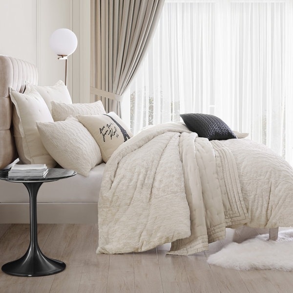 Lot De 2 Coussins En Fausse Fourrure Beige 45 X 45 Cm PILEA